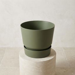 Elho greenville round leaf green - D25cm (8711904332433)