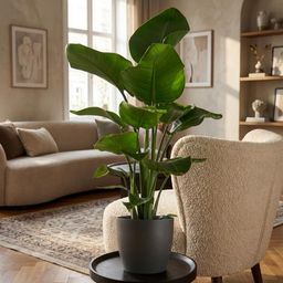 Strelitzia Nicolai met Potter pot grijs (8721042063311)