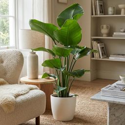 Strelitzia Nicolai met Potter pot wit (8721042063304)