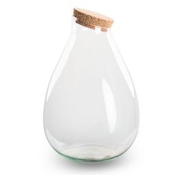 Terrarium fles met kurk - Drop XL - Ø 24 cm ↑ 37 cm (8720275495099)