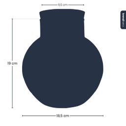 Terrarium fles met kurk - Noah - Ø 18,5 cm ↑ 19 cm (8717336483231)