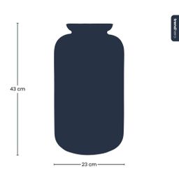 Terrarium fles met verlichting - Sven XL - Ø 23 cm ↑ 43 cm (8717336483354)