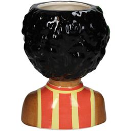 Vaas Lady Sunny + 10x real touch Tulpen wit/groen (8720872023861)