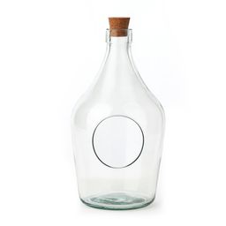 Open terrarium fles 3 liter - Open Bottle garden - Glas met kurk (8714982172809)