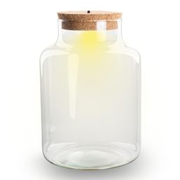 Terrarium fles met verlichting - Little Milky - Ø 17 cm ↑ 25 cm (8720872024424)