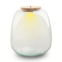 Terrarium fles met verlichting - Emma - Ø 23 cm ↑ 25 cm (8720872024448)