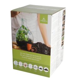 DIY Plant Terrarium Set 5L - Maak je eigen gesloten ecosysteem | In giftbox (8714982157387)