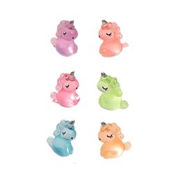 Glow in the dark - Unicorns - Multi - 6 stuks (8720872024455)