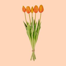 Vaas Jessie Strik + 10x real touch Tulpen Orange (8720872023816)