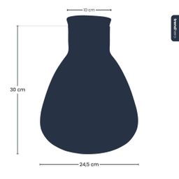 Terrarium fles met verlichting - Sam - Ø 24,5 cm ↑ 30 cm (8717336483699)