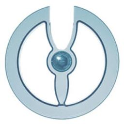 Hebie chain disc 42/44t transp bl (4021834324007)