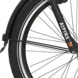 Spatbord stang set Alpina 24 GP black matt (8717185947809)