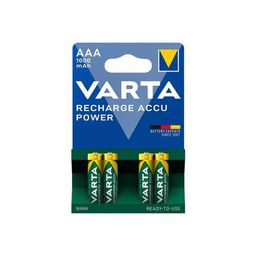Varta batterij R03 AAA oplaadbaar 1000mAh krt (4) (4008496594375)