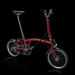 Brompton C-Line High Explore (H6L) Ext Wide, House Red