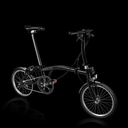 Brompton C-Line Low Urban (S2L), Black (S2L0BBB00C00R000B0050120BBBB00)