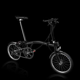 Brompton C-Line Low Urban (S2L), Black