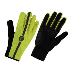 Agu tech rain gloves commuter hi-vis neon yellow XL (8717565664746)