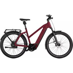 Riese & Müller Charger4 Mixte Vario 750Wh Comfort Verwarmd zadel, Dark Red Matt