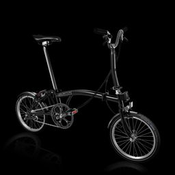 Brompton C-Line Mid Explore (M6L) Wide, Black