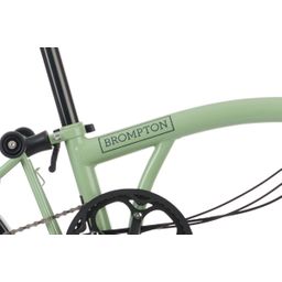 Brompton ex-DEMO C-Line High Explore Rack (H6R) ND Tele Matcha Green/Black 2023 (H6R0JBBSA000R0001004012ZBBJB00)