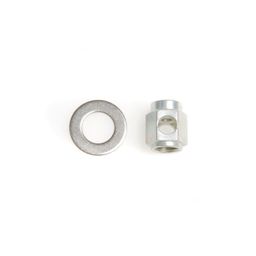 Brompton Chain tensioner nut + washer - 3-spd (Sturmey - alloy shell) (5053099010097)