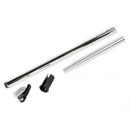Brompton Seat post - steel telescopic (Silver), Snap-fit (5053099006694)