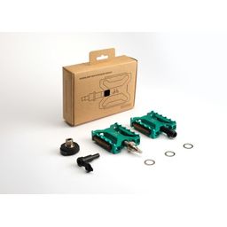 Brompton Superlight Quick Release Pedals, Green (5053099268993)