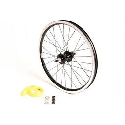 Brompton Rear wheel incl fittings - 1 / 2-spd (Black) (5053099001521)