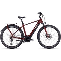 CUBE TOURING HYBRID EXC 625 RED/WHITE 2023, Red/white