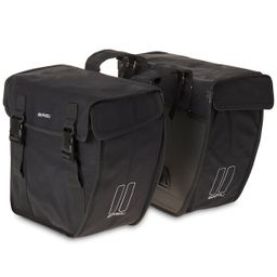Basil Kavan Rounded XL dubbele tas 58-liter zwart 17579 (8715019175794)