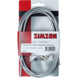 Simson remkabelset compleet ton-peer nippel op kaart RVS (8711646202209)