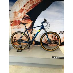 Cube AIM SL BLUEBERRY/FLASHYELLOW 2020 Heren Blueberry N Flashyello 58cm 23 2020 (4054571241733)