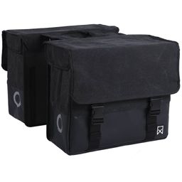 Willex Canvas Dubbele Tas + Zw/Mz Zwart/Matzwart (5425023134313)