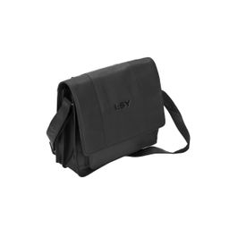 i:SY Leather Bag Black