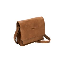 i:SY Leather Bag Cognac