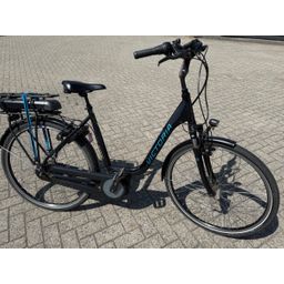 VICTORIA e- Trekking 5.7 Deep Black/blue 56cm L 2021 (4251507928434)