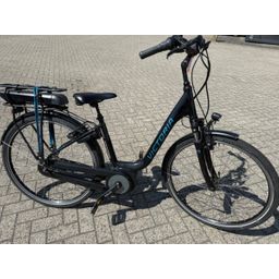 Victoria e- Trekking 5.7 Dames Zwart, Blauw 46cm 2021 (4251507928410)