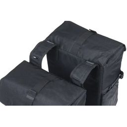 Basil fietstas dubbel Move zwart 30L (8715019184307)