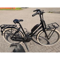 Batavus Quip E-go® Extra Cargo Dames Zwart Mat 55cm 2018 (8713568334914)