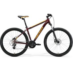 MERIDA Big Seven 15 Heren Burgundy Red Orange S S 2025