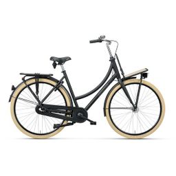 BATAVUS PACKD 3 Dames Zwart Mat 55cm 2025 (8713568420662)