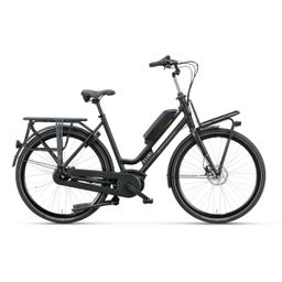 BATAVUS Quip Extra Cargo Plus E-go 400wh Dames Zwart Mat 55cm 2024 (87135684602931)