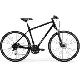 Merida Crossway 100 Heren Glossy Black Matt 55cm L 2023 (4710949795207)