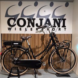 Cortina E-U4 Transport incl. 750 Wh Dames Jet Black Matt 50cm 2021 (8719461031936)