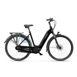 Batavus Finez E-go Power 625wh, Zwart Glans