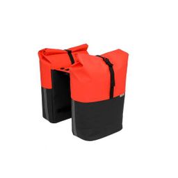 New Looxs fietstas dubbel Nyborg rood/zwart MIK 34 (8714827985052)