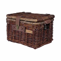 Basil mand riet Denton M 24L + deksel brown 39x27x (8715019130441)