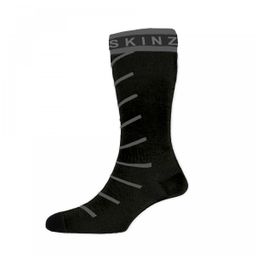 Sealskinz SS Super Thin Pro Mid sock with Hydrostop-Black/Grey-S (5055754421026)