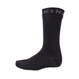 Sealskinz SS Super Thin Mid Sock-Black/Grey-M (5055754420913)