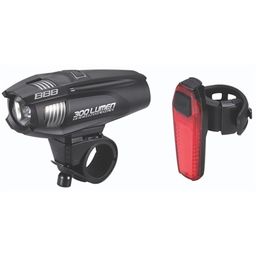 Bbb BLS-73 Verlichtingsset StrikeCombo 300L Zwart (8716683089301)